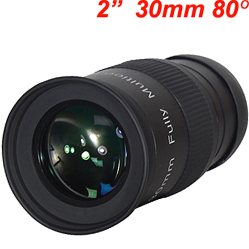 2 F30mm 아이피스 광각 80도 단안 망원경 FMC 접안 렌즈 스레드 49mm 카메라